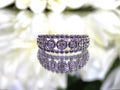 .20ct bezel set natural round brilliant diamond ring in 10K white gold.