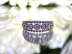.20ct bezel set natural round brilliant diamond ring in 10K white gold.