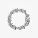 Alex Moss St. Mark Classic Designer Bracelet - 7.34ct TW Natural Diamonds in 14K White Gold 8"