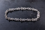 Alex Moss St. Mark Classic Designer Bracelet - 7.34ct TW Natural Diamonds in 14K White Gold 8"