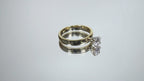 Women's .45ct Natural Round Brilliant Diamond Solitaire Engagement Ring in Solid 18K Yellow Gold