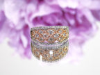 14K White and Rose Gold .75ct Diamond Band.